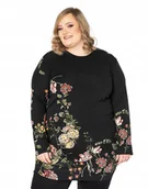 Bluzki damskie - Duża Tunika Sukienka Bluzka Damska 417 r 4XL - miniaturka - grafika 1