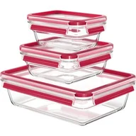 Pojemniki kuchenne - Zestaw pojemników na żywność TEFAL MasterSeal N1050910 (3 szt.) - miniaturka - grafika 1