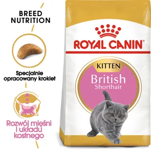 ROYAL CANIN British Shorthair Kitten karma sucha dla kociąt, do 12 miesiąca, rasy brytyjski krótkowłosy - Sucha karma dla kotów - miniaturka - grafika 1
