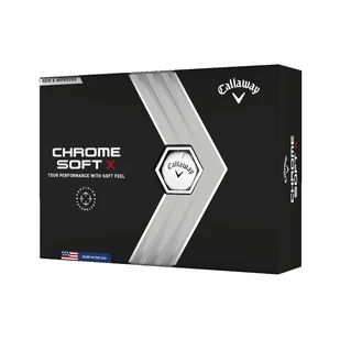 Piłki golfowe Callaway Chrome Soft X 12-pack - Golf Piłki golfowe Callaway Chrome Soft X 12-pack - Golf - miniaturka - grafika 1