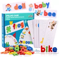 Sortery dla dzieci - Drewniana Zabawka Montessori Do Nauki Angielskiego - miniaturka - grafika 1