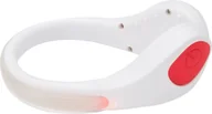 Akcesoria rowerowe - Axer Sport AVENTO AVENTO Opaska odblaskowa Led na but Biały - miniaturka - grafika 1