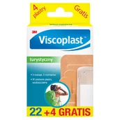 Apteczki i materiały opatrunkowe - Viscoplast Turystyczny, plastry, 22 sztuki + 4 sztuki gratis - miniaturka - grafika 1