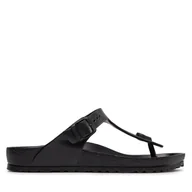 Klapki i japonki damskie - Japonki Birkenstock Gizeh 0128201 Czarny - miniaturka - grafika 1