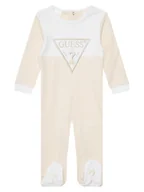 Pajacyki dla niemowląt - Guess Pajac H5YW07 KA6W4 Beżowy - miniaturka - grafika 1