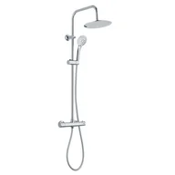 Zestawy prysznicowe - Invena baterie Deszczownica Musta z baterią termostatyczną chrom AU-84-001 AU-84-001 - miniaturka - grafika 1