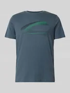 Koszulki męskie - T-shirt z nadrukiem z logo - miniaturka - grafika 1