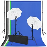 Tła fotograficzne - Zestaw studyjny VIDAXL - miniaturka - grafika 1