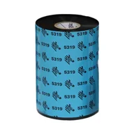 Taśmy do drukarek barwiące - Taśma termotransferowa Zebra 154mm x 450m 1" żywiczna (05319BK15445) black - miniaturka - grafika 1