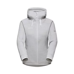 Mammut Arctic Ml Bluza damska z kapturem, 00712, Platinum Melange M - Bluzy damskie - miniaturka - grafika 1