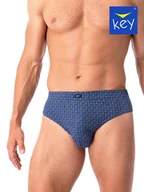 Majtki męskie - SLIPY KEY MPC-945 B24 3XL-4XL (kolor turkus, rozmiar 4XL) - miniaturka - grafika 1