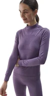 Bielizna sportowa damska - 4f Bielizna termiczna bezszwowa damska F156 fiolet 4FWAW24USEAF156 50S M/L - miniaturka - grafika 1