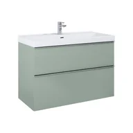 Szafki łazienkowe - Szafka Podumywalkowa Look 100X63,5X44,9 2 Szuflady Bez Uchwytów Sage Mat Re011000021470 - miniaturka - grafika 1
