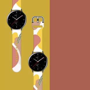 Strap Moro opaska do Samsung Galaxy Watch 42mm silikonowy pasek bransoletka do zegarka wzór 7 - Etui i futerały do telefonów - miniaturka - grafika 2