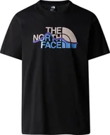 Koszulki męskie - The North Face Koszulka The North Face M Mountain Line Tee męska : Kolor - Czarny, Rozmiar - L - miniaturka - grafika 1