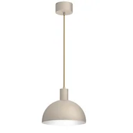 Lampy sufitowe - Beżowa lampa wisząca z regulowanym zwisem LX 4307 z serii HANDA - miniaturka - grafika 1