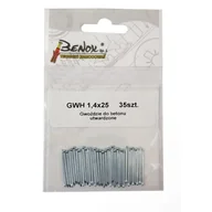 Gwoździe - Gwóźdź do betonu hartowany 1.4 x 25 mm 35 szt. Benox - miniaturka - grafika 1