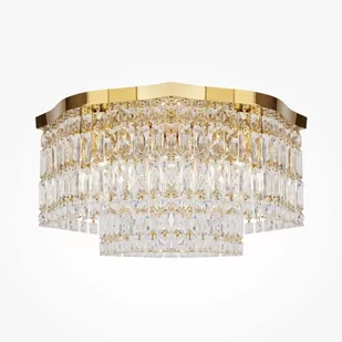 Kryształowa lampa sufitowa Diuna DIA005CL-06G złota - Lampy sufitowe - miniaturka - grafika 1