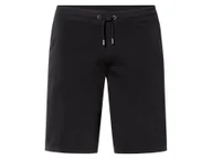 Spodnie męskie - esmara Men Szorty dresowe męskie PLUS SIZE XXL (Czarny, XXL (60/62)) - miniaturka - grafika 1