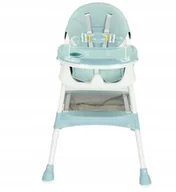 Krzesełka do karmienia - Krzesło do Karmienia dla Dzieci 3w1 Regulowane Fotelik Fotel - miniaturka - grafika 1