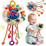 Zabawki sensoryczne - Zabawka Sensoryczna Gryzak dla Niemowląt Montessori - miniaturka - grafika 1