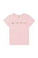 Koszulki dla dziewczynek - Michael Kors t-shirt dziecięcy kolor różowy - miniaturka - grafika 1