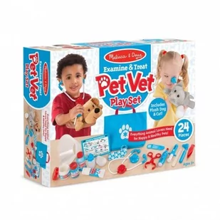 Melissa & Doug, zestaw Weterynarza - Zabawy w naśladowanie dorosłych - miniaturka - grafika 1