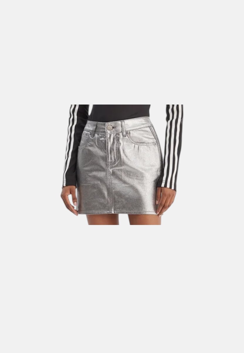Spódnica damska Adidas Originals Minigonna KD2899 srebrny