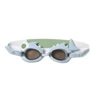Pływanie - Sunnylife - Okulary pływackie dla dzieci - Shark Tribe, Khaki - miniaturka - grafika 1