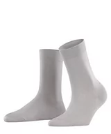 Skarpetki damskie - FALKE Cotton Touch Skarpetki damskie bawełna biały czarny plus cienkie kolory, gładkie, bez wzoru na lato lub zimę, 1 para, Szary (Silver 3290), 35-38 EU - miniaturka - grafika 1