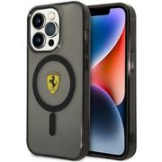 Etui i futerały do telefonów - Ferrari FEHMP14XURKK iPhone 14 Pro Max 6.7" czarny/black hardcase Translucent Magsafe - miniaturka - grafika 1