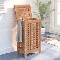 Kosze na bieliznę - Kosz Na Pranie, 35X25X60 Cm, Lite Drewno Tekowe - miniaturka - grafika 1