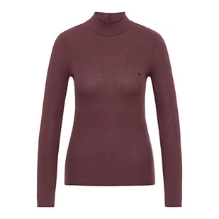Lee Damska koszula z prążkowanymi nogawkami, LS HIGH Neck, Boysenberry, rozmiar L - Koszule damskie - miniaturka - grafika 1