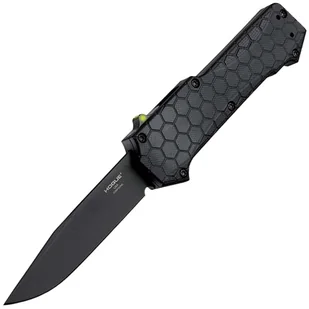 Nóż sprężynowy Hogue Compound OTF Tritium Switch All Black - Noże - miniaturka - grafika 1