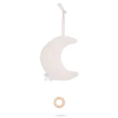Karuzele dla niemowląt - Jollein pozytywka do usypiania noworodka KsiÄ™ĹĽyc MOON Nougat - miniaturka - grafika 1