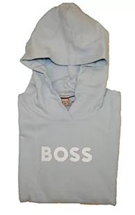 BOSS Damski sweter z kapturem, Navy417., L - Swetry damskie - miniaturka - grafika 1