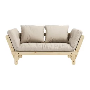 Sofa rozkładana Karup Design Beat Natural Clear/Beige - Sofy i kanapy - miniaturka - grafika 1
