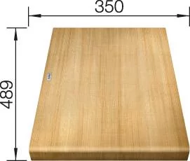 BLANCO 234051 Deska z drewna jesionowego do AXIA III 368 x 235 mm - Akcesoria do armatury i ceramiki - miniaturka - grafika 3
