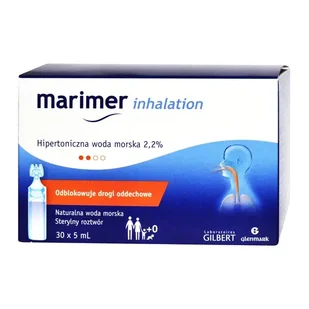 MARIMER Inhalation Hipertoniczna woda morska 9085309 - Przeziębienie i grypa - miniaturka - grafika 1