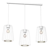 Lampy sufitowe - Lampa wisząca potrójna na listwie druciak TRAD 9721 Luminex LX9721 - miniaturka - grafika 1