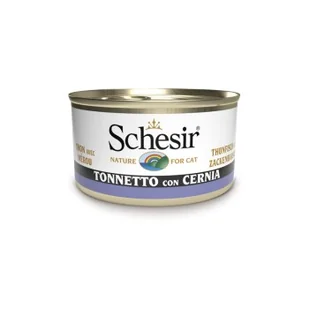 Schesir Adult 24 x 85 g Tuńczyk z granikiem - Mokra karma dla kotów - miniaturka - grafika 1
