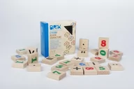 Klocki - Brik Klocki drewniane edukacyjne cyferki - miniaturka - grafika 1