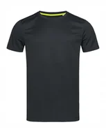 Koszulki męskie - Koszulka męska T-shirt męski Stedman Active Crew Neck ST8400 Black Opal S - miniaturka - grafika 1