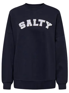 ONLY Bluza w kolorze granatowym - Bluzy damskie - miniaturka - grafika 1