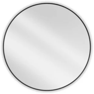 Mexen Loft lustro łazienkowe okragłe 95 cm, rama czarna - 9850-095-095-000-70 - Lustra - miniaturka - grafika 1