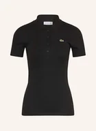 Koszulki i topy damskie - Lacoste Koszulka Polo Z Dżerseju schwarz - LACOSTE - miniaturka - grafika 1
