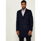 Płaszcze męskie - BOSS BLACK Wełniany płaszcz SB-Coat-254_DB| BOSS X BECKHAM | z dodatkiem kaszmiru - miniaturka - grafika 1