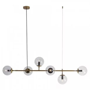 Light Prestige Alisa wisząca transparentne kulki | Wysyłka za 0 zł LP-005/6P TR - Lampy sufitowe - miniaturka - grafika 1