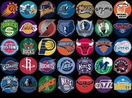Naklejki na ścianę - Naklejki na ścianę NBA Logo Wszystkie Drużyny TEAM 90x60 cm #6 - miniaturka - grafika 1