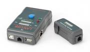 Narzędzia sieciowe - Gembird Tester diodowy kabli RJ4 5,RJ11,UTP,STP,USB AA/AB 1_134271 - miniaturka - grafika 1